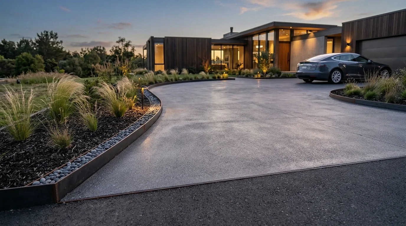 Complete Driveways 10 Modern Driveway Ideas for a Sleek Look | minimalgardenspace.com
